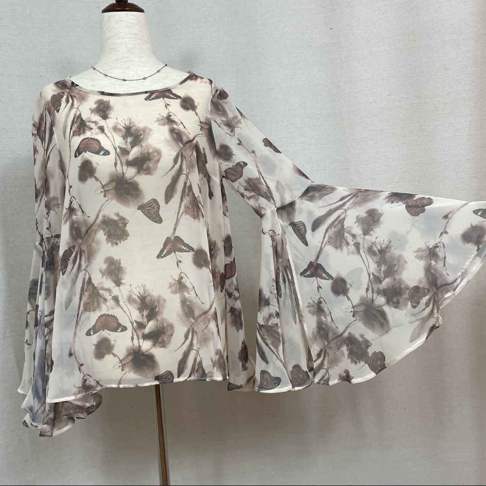 Standards & Practices Sheer Blouse